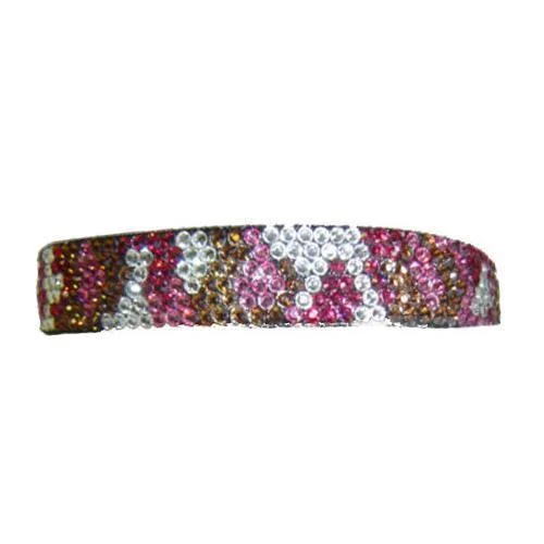  -Explosion-proof leash FOR LARGE dogsSmoke Ruby Crystal Dog Collar