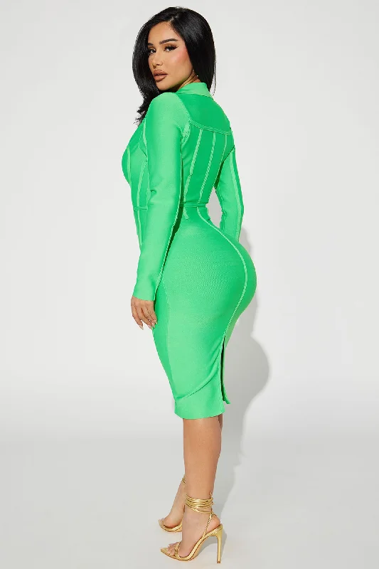 Chantelle Bandage Midi Dress - Green