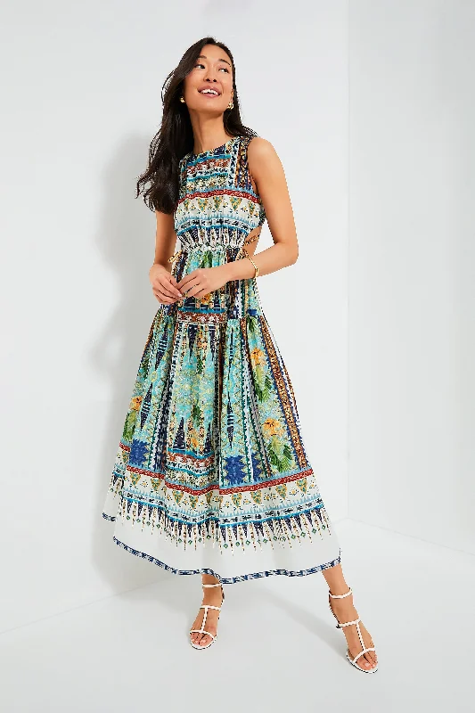 Multi Blue Pulcheria Dress