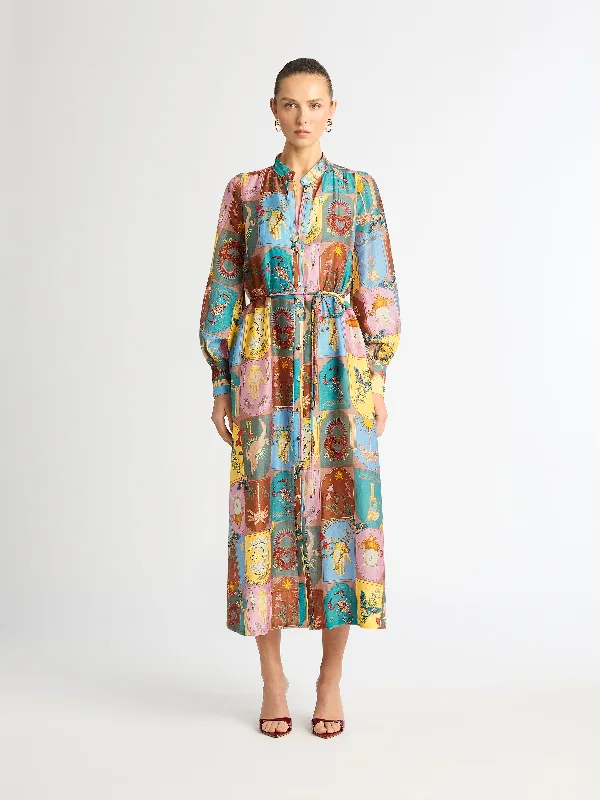 MYSTIC TAROT MIDI DRESS