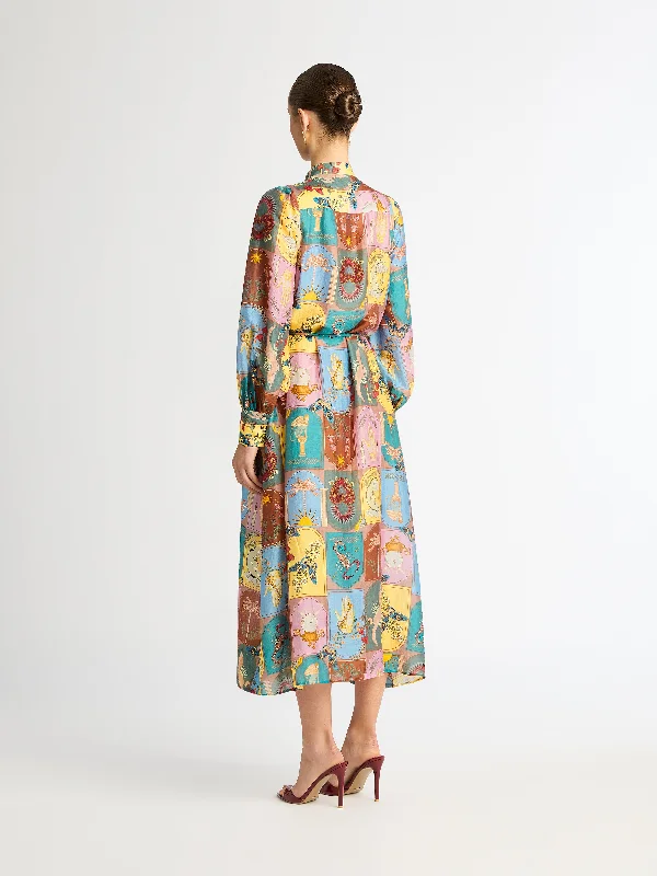 MYSTIC TAROT MIDI DRESS