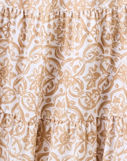 Jordana Beige Print Dress