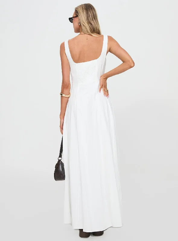 You Can Maxi Dress White