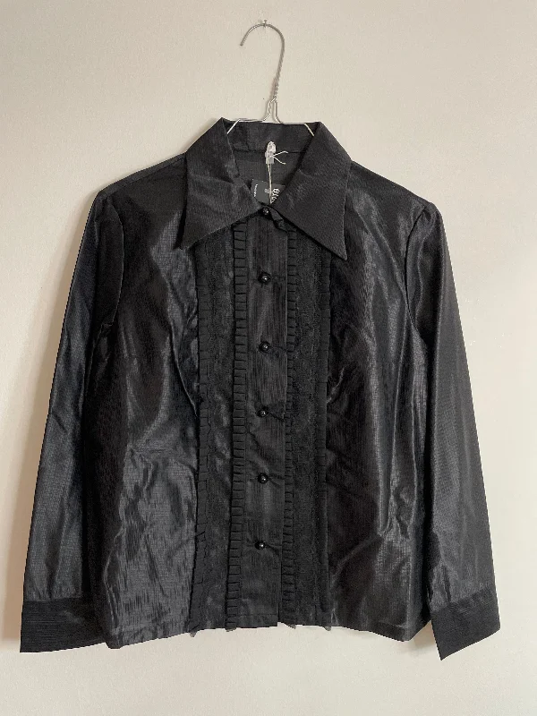 Black Tuxedo Style Shirt 60s