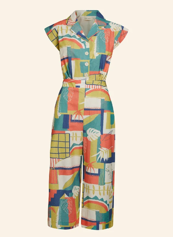 Francesca Jumpsuit - Abstract