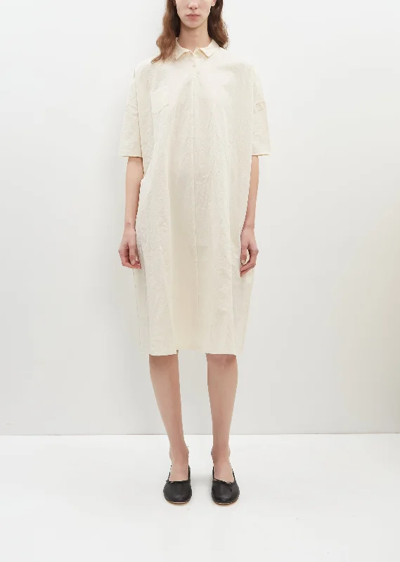 Cotton Linen Shirt Dress