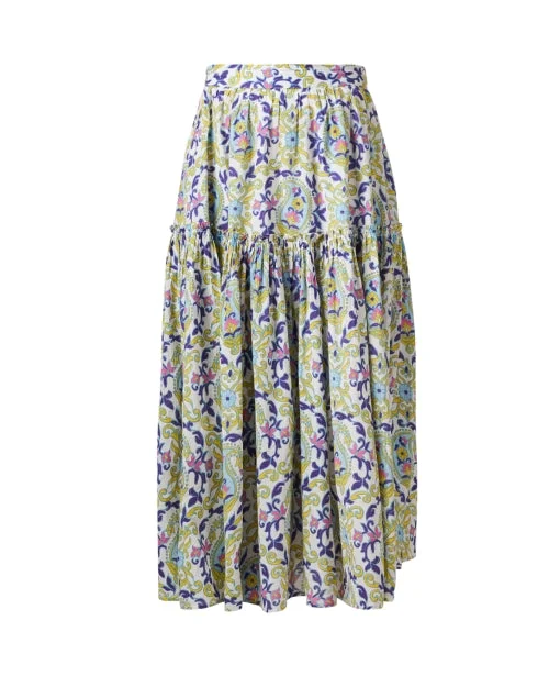 Agatha Paisley Print Skirt