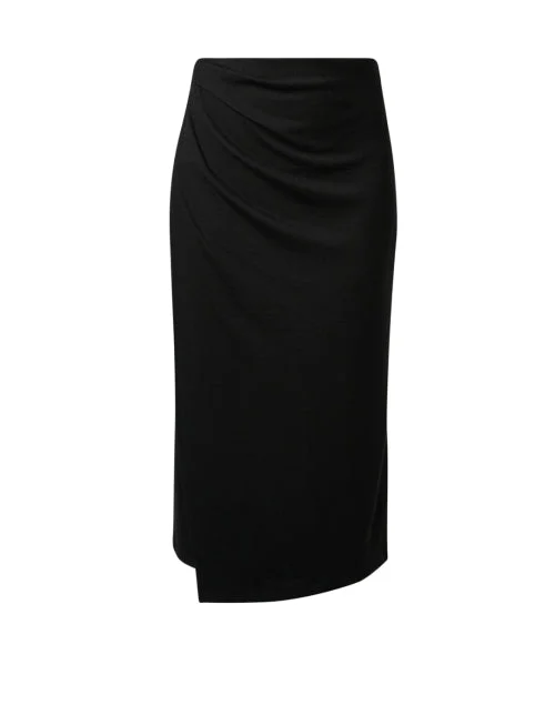 Black Jersey Skirt