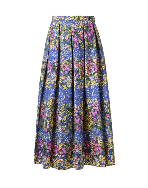 Moresca Multi Floral Cotton Skirt