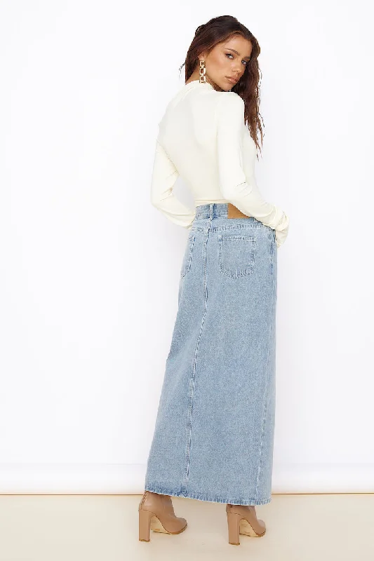 SNDYS Nila Skirt Denim Blue