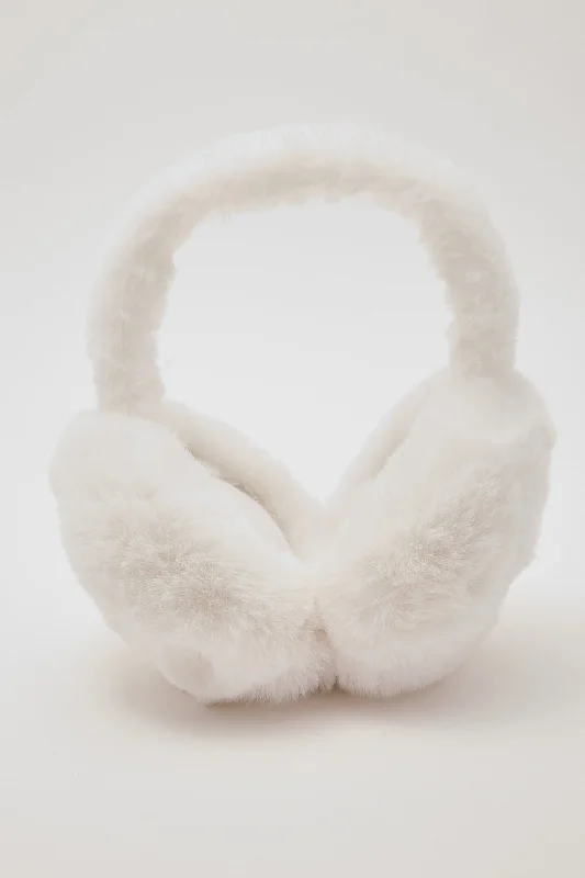 Token Cozy Ear Muffs White