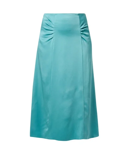 Vaniki Blue Slip Skirt